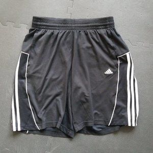 Adidas black athletic shorts
